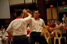 陈式太极拳协会年会推手表演 Push Hand performance in Malaysia Chenshi Taijiquan Association annual dinner